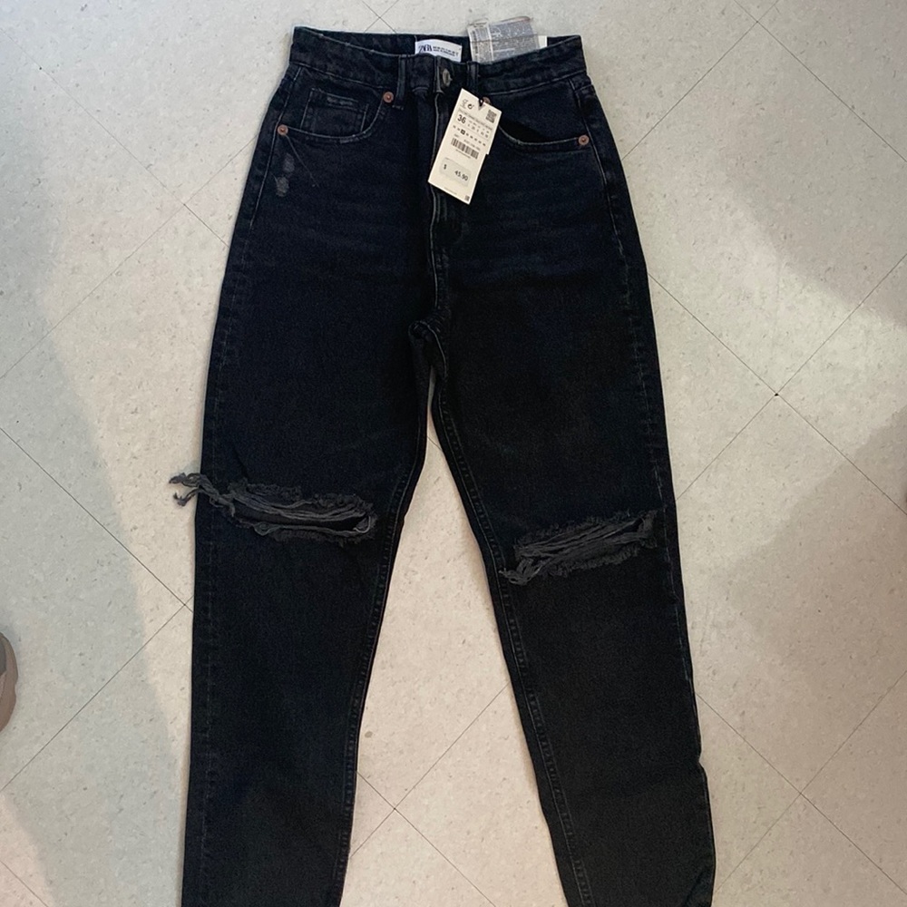 Black mom fit jeans